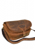 Vintage Hunting Bag Stag-3 Leder